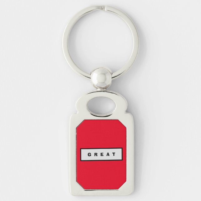 Gifts: Under 75$ Accessories Authority® GREAT Key Ring (Front)
