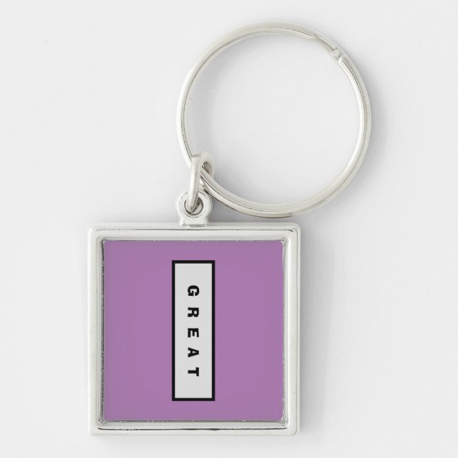 Gifts Under 75$ Attractive Authority® GREAT  Key Ring (Front)