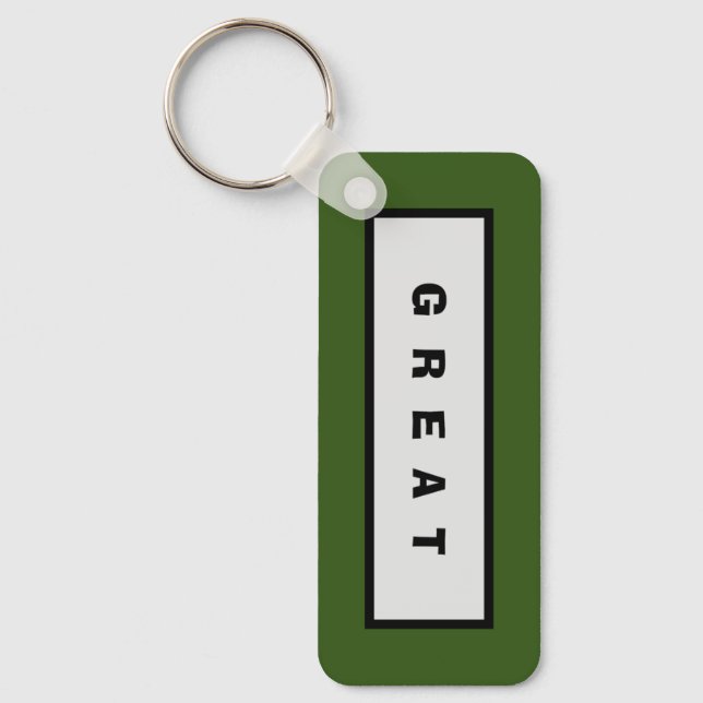 Gifts: Under 75$ Attractive Authority® GREAT Key Ring (Front)