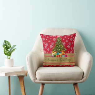 Gifts Under the Christmas Tree Cushion