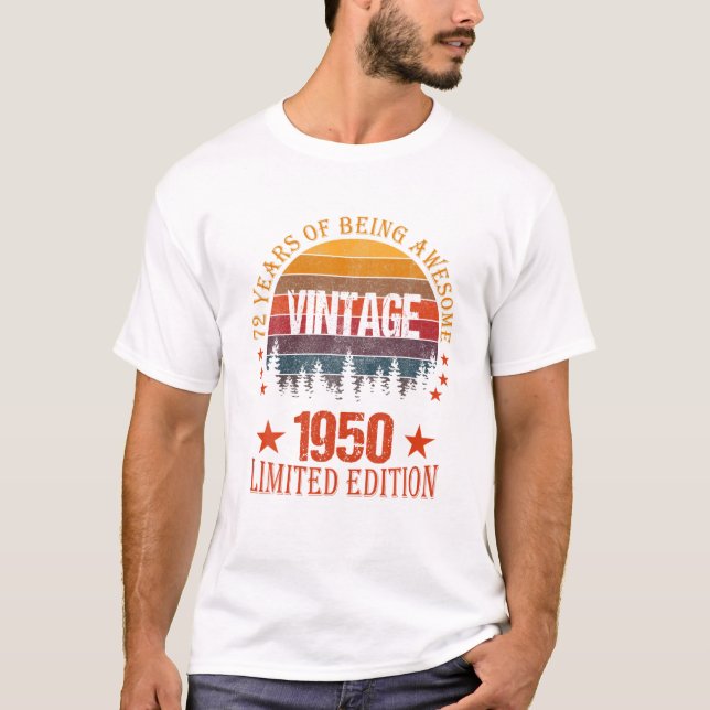 Gifts Vintage 1950 Limited  T-Shirt (Front)