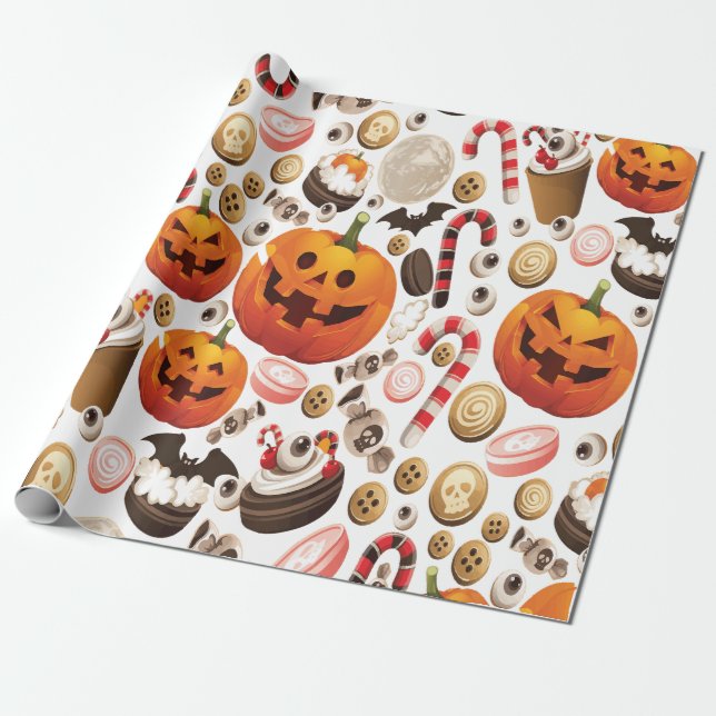 Gifts Warping  Wrapping Paper (Unrolled)