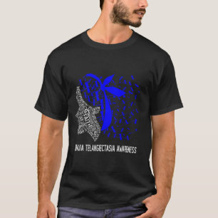 Gifts We Wear Blue For Ataxia Telangiectasia Aware T-Shirt