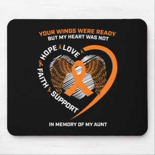 Gifts Women Men Kids In Memory Of My Aunt Leukaemi Mouse Pad