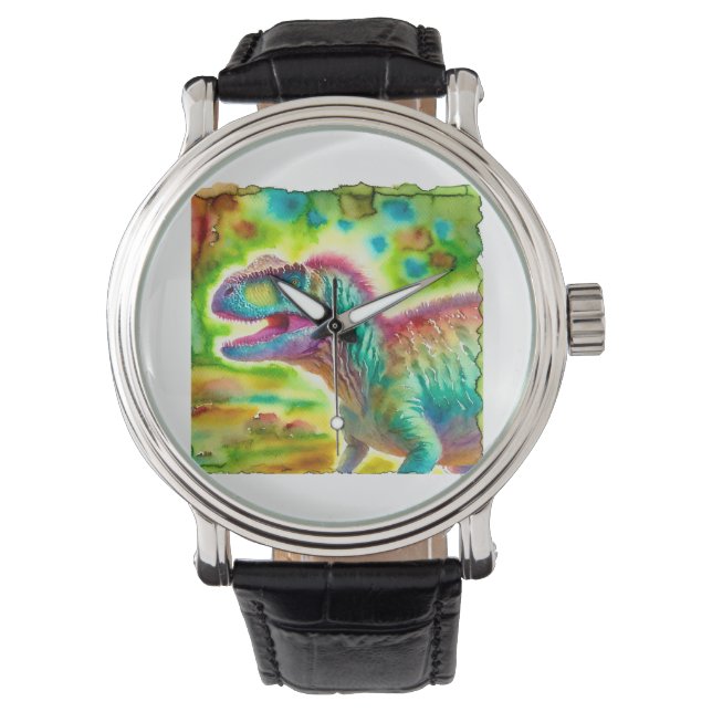 Giganotosaurus 041124AREF137 - Watercolor Watch (Front)