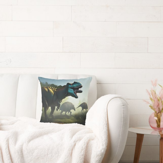 Giganotosaurus Dinosaurs Prowling, Cushion (Couch)
