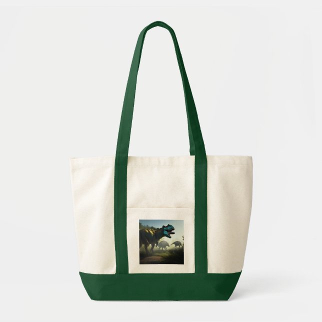 Giganotosaurus Dinosaurs Prowling Impulse Tote Bag (Front)