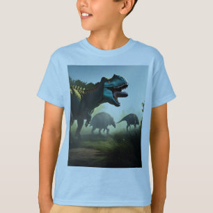 Giganotosaurus Dinosaurs Prowling, Kids Tshirt