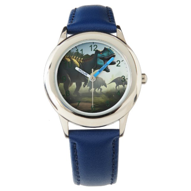 Giganotosaurus Dinosaurs Prowling, Kids Watch (Front)