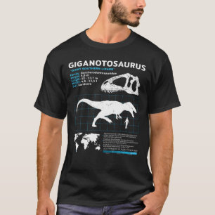 Giganotosaurus Fact Sheet T-Shirt