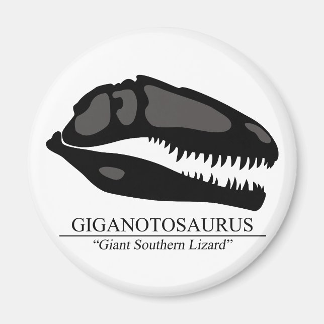 Giganotosaurus Skull Magnet (Front)