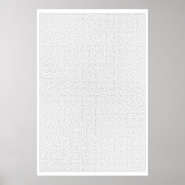 Gigantic Maze Poster (Front)