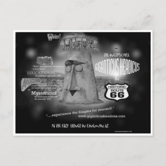 Giganticus Headicus Route 66 Postcard