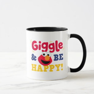 Giggle and Be Happy Elmo Mug