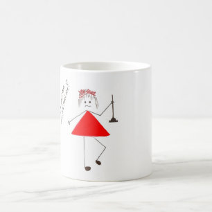 "giggles in red" mug