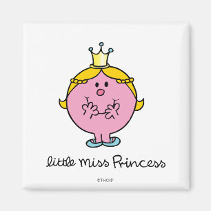 Giggling Little Miss Princess Magnet