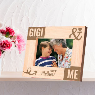 Gigi and Me photo Gift Etched Frames