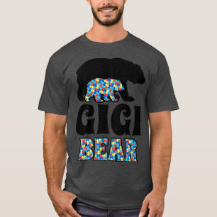 Gigi Bear Autism Awareness Premium  T-Shirt