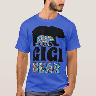 Gigi Bear Autism Awareness T-Shirt