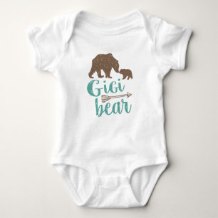 Gigi Bear Cute Great Grandma Gift Baby Bodysuit