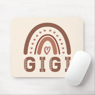 Gigi Boho Rainbow Cute Grandma Gifts Mouse Pad