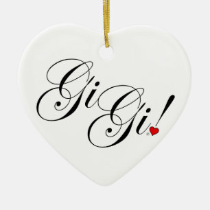 GiGi! Ceramic Ornament