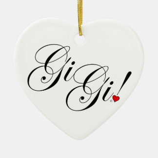 GiGi! Ceramic Ornament