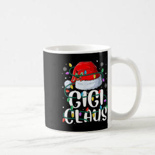 Gigi Claus Christmas Lights Grandma Pajama Family Coffee Mug