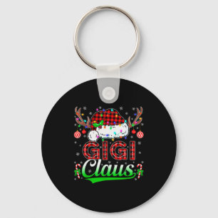 Gigi Claus Christmas Lights Matching Family Xmas P Key Ring