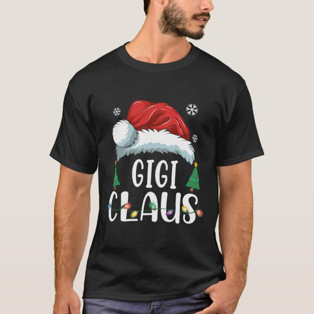 Gigi Claus Shirt Christmas Pajama Family Matching (Front)