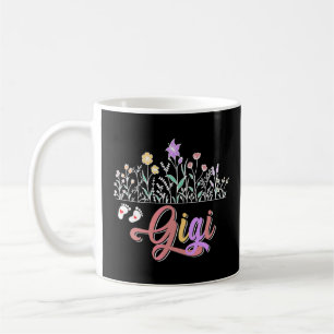 Gigi Cute Baby Foots Flowers Expecting New Baby Mo Coffee Mug