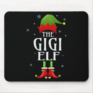 Gigi Elf Xmas Matching Family Group Christmas Part Mouse Pad