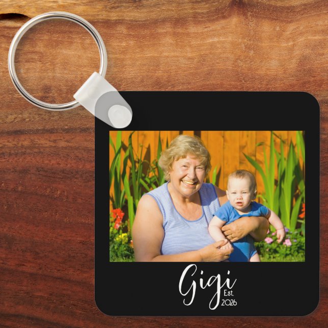 Gigi Established Photo Gift  Key Ring (Front)