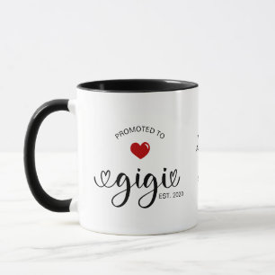 Gigi Established Promoted To Grandmother Gift Mug