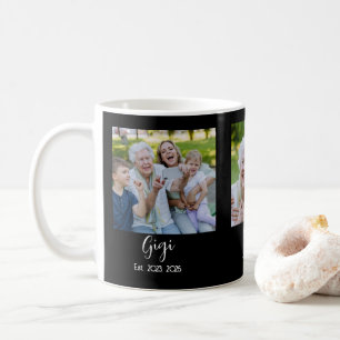 Gigi Established Script Black 3 Photo Coffee Mug