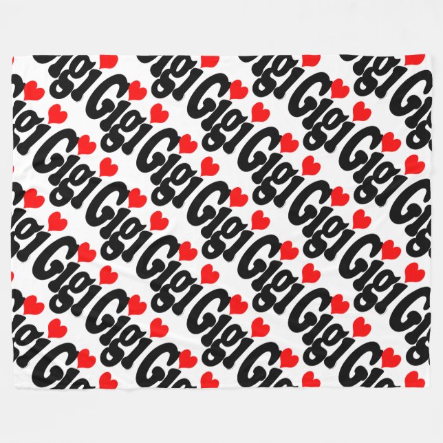 Gigi Fleece Blanket (Front (Horizontal))