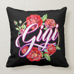 Gigi Floral Women Gigi Grandma Mother's Day Cushion