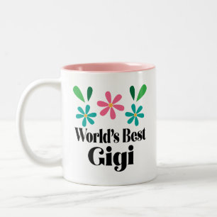 Gigi Gift for Grandmother Mothers Day Two-Tone Coffee Mug