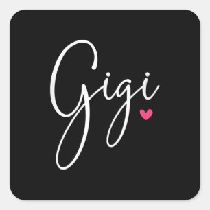Gigi Gift Women Grandma Christmas Gifts Grandkids Square Sticker