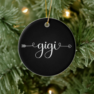 Gigi Grandma Gifts   Grandmother to be gifts Ceramic Ornament