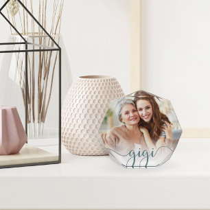 Gigi Grandma Script Overlay Photo Block