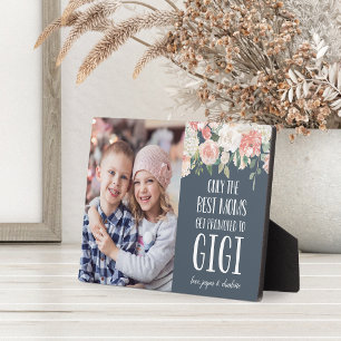 Gigi Grandmother Mother's Day Photo Plaque