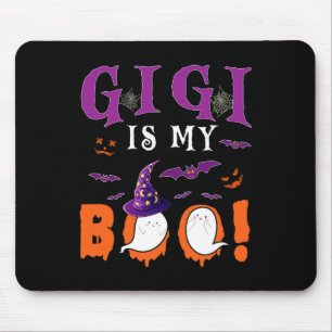 Gigi Is My Boo Two Halloween Witch Boo Ghosts Fami Mouse Pad