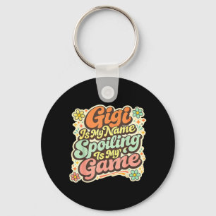 Gigi is My Name Siling is My Game Funny Grandma Key Ring