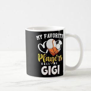 Gigi My Favourite Sell Soccer Sketll Players Call Coffee Mug