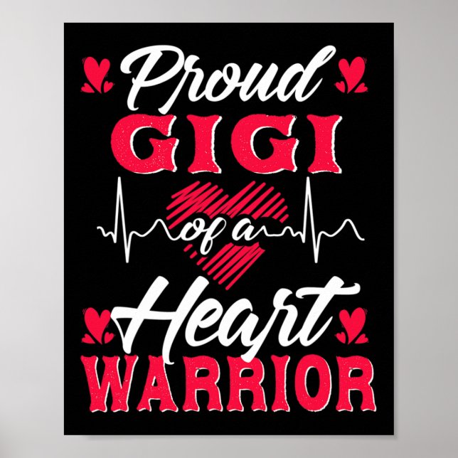 Gigi Of A Heart Warrior Chd Awareness  Poster (Front)