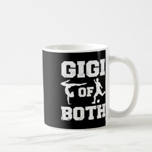 Gigi Of Both Gymnastics Soccer Funny Gymnast Sport Coffee Mug