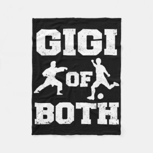 Gigi Of Both Karate And Soccer Funny Martial Arts Fleece Blanket