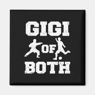 Gigi Of Both Karate And Soccer Funny Martial Arts Magnet