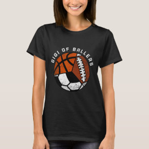 Gigi Of Byllers Funny Soccer Bysketbyll Footbyll G T-Shirt